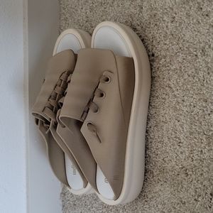 Melissa ulitsa pvc platform sandals  size 10